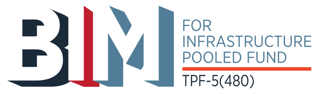 Logo for the TPF-5(480) BIM for Infrastructure Transportation Pooled Fund initiative.
